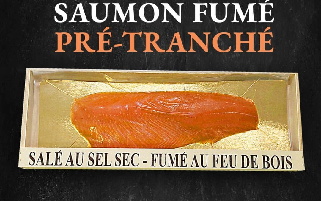 Saumon fumé pré-tranché main