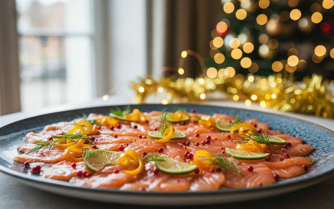 Recette de fête avec du Saumon Gravlax